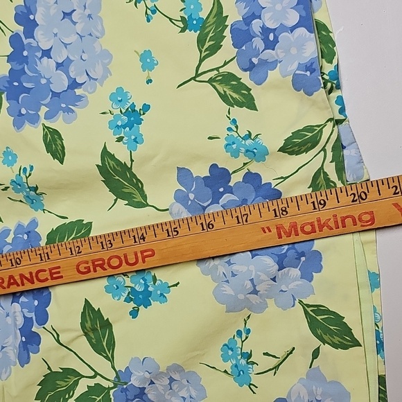 Talbots Skirt Great For Summer Yellow With Flowers Lined  Sz 12 Excellent - Picture 7 of 10